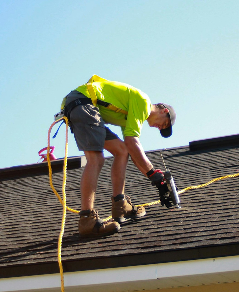 Foundation and landscaping worker